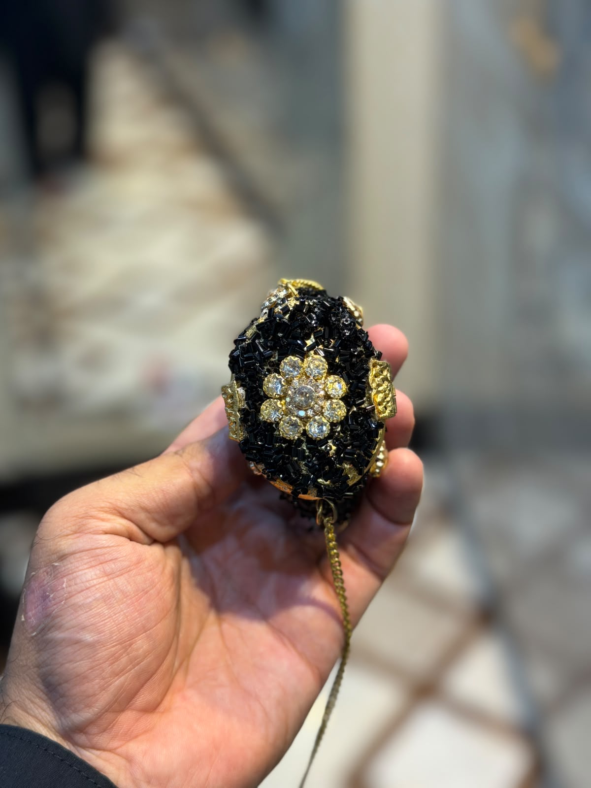Stylish Indian Kundan Metal Clutch_Small Size_New Arrival