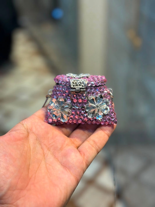 Stylish Indian Kundan Metal Clutch_Small Size_New Arrival
