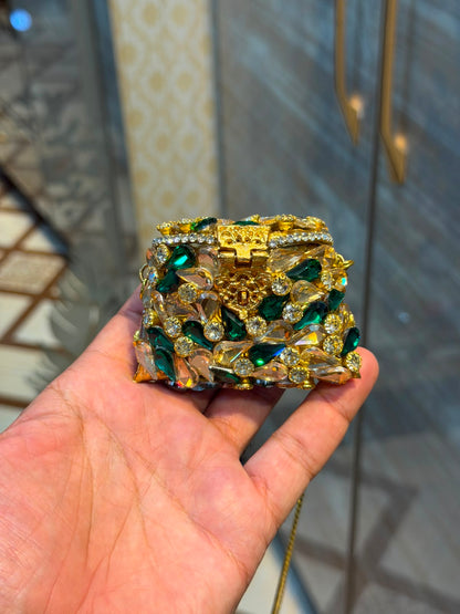 Stylish Indian Kundan Metal Clutch_Small Size_New Arrival