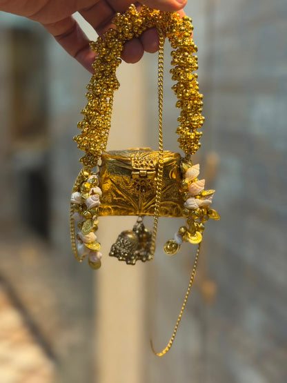 Stylish Indian Kundan Metal Clutch_Small Size_New Arrival