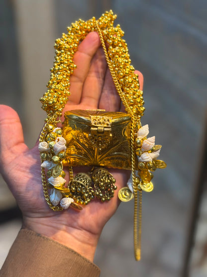 Stylish Indian Kundan Metal Clutch_Small Size_New Arrival