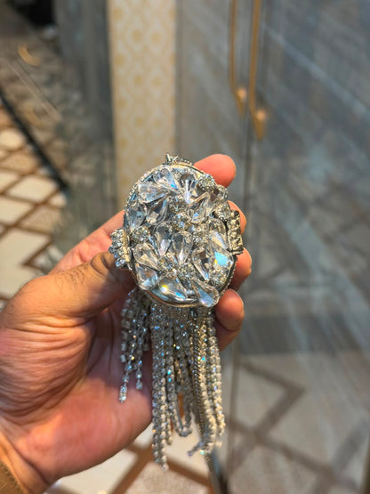 Stylish Indian Kundan Metal Clutch_Small Size_New Arrival