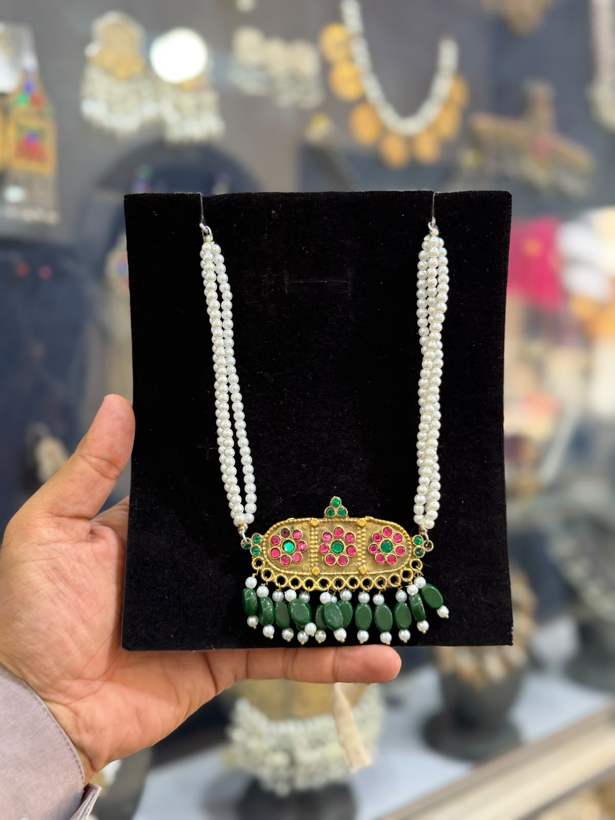Jasmine Choker Set_Necklace with Earrings_HotSelling