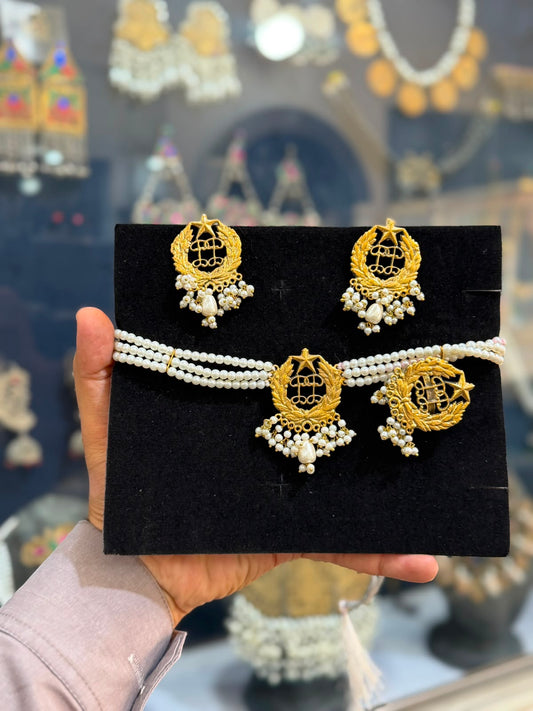 Stylish Designer Necklace Set with EarRings_Hot-Selling