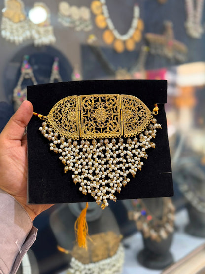Stylish Designer Choker Set with Earrings_New Arrival