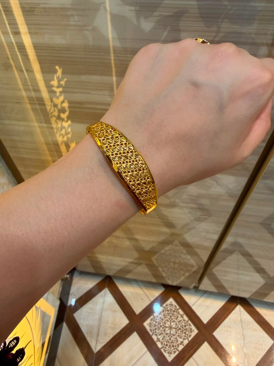 24k Gold Plated Bracelet_Single Piece