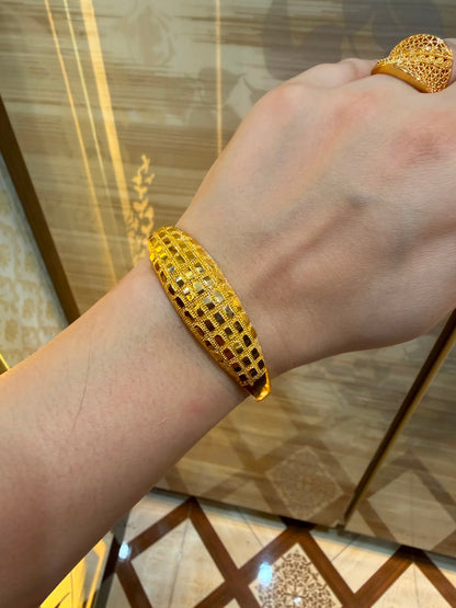24k Gold Plated Bracelet_Single Piece