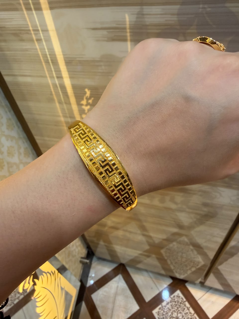 24k Gold Plated Bracelet_Single Piece