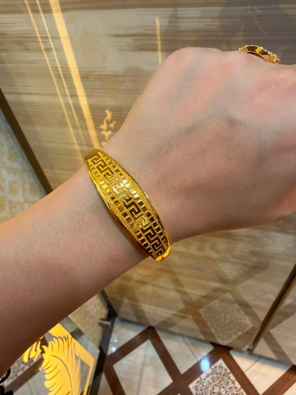 24k Gold Plated Bracelet_Single Piece