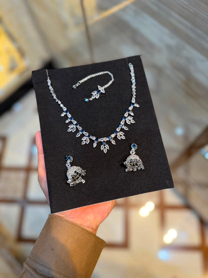 Royal Zircon Necklace Set | Wedding Collection – Design 03