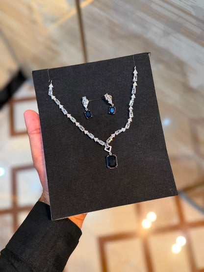 Royal Zircon Necklace Set | Wedding Collection – Design 24