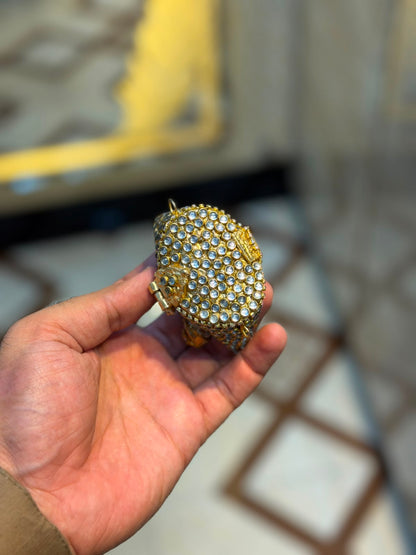 Stylish Indian Kundan Metal Clutch_Small Size_New Arrival