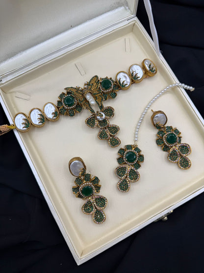 Royal Turkish Designer Choker Set | Wedding Collection – Design 01