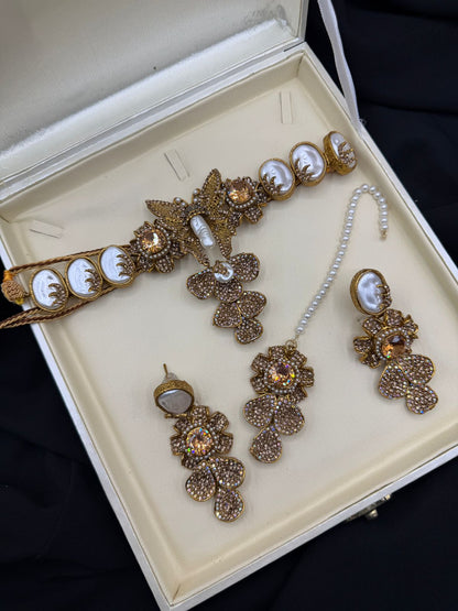 Royal Turkish Designer Choker Set | Wedding Collection – Design 01