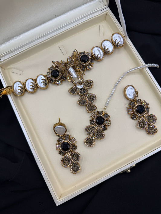 Royal Turkish Designer Choker Set | Wedding Collection – Design 01