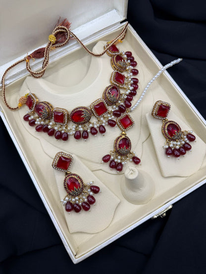 Royal Turkish Designer Choker Set | Wedding Collection – Design 03