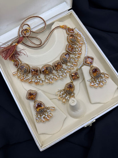 Royal Turkish Designer Choker Set | Wedding Collection – Design 03