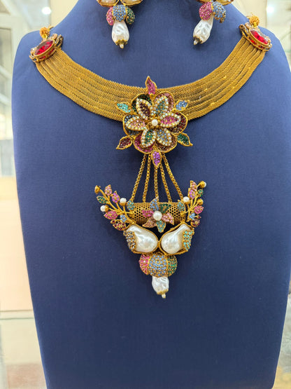Royal Turkish Designer Choker Set | Wedding Collection – Design 05