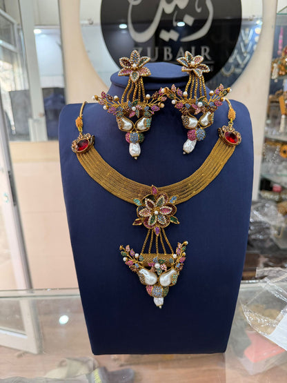 Royal Turkish Designer Choker Set | Wedding Collection – Design 05