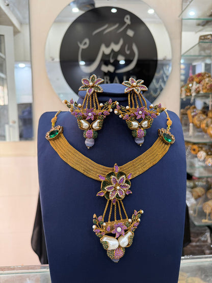 Royal Turkish Designer Choker Set | Wedding Collection – Design 06