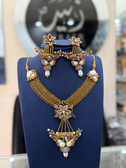 Royal Turkish Designer Choker Set | Wedding Collection – Design 07