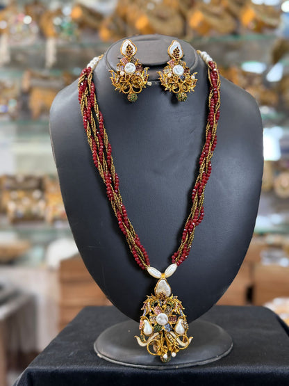 Royal Turkish Designer Mala Set | Wedding Collection – Design 09