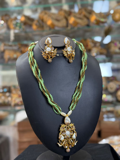 Royal Turkish Designer Mala Set | Wedding Collection – Design 09