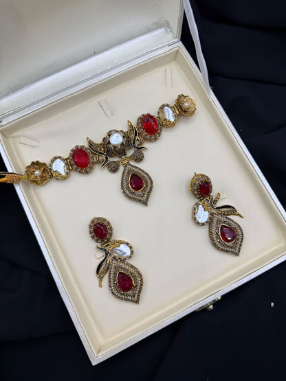 Royal Turkish Designer Choker Set | Wedding Collection – Design 14