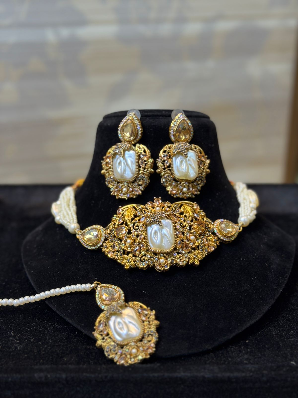 Royal Turkish Designer Choker Set | Wedding Collection – Design 15