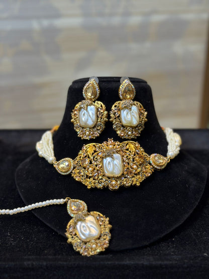 Royal Turkish Designer Choker Set | Wedding Collection – Design 15