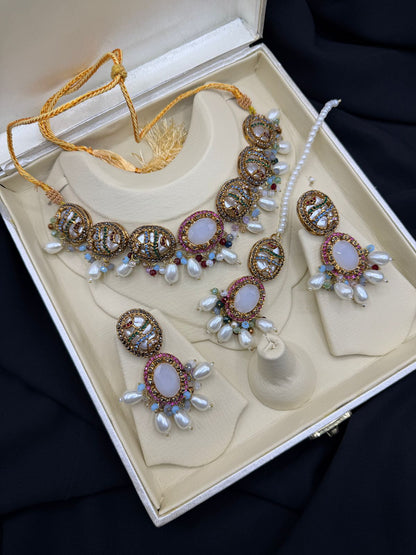 Royal Turkish Designer Choker Set | Wedding Collection – Design 16