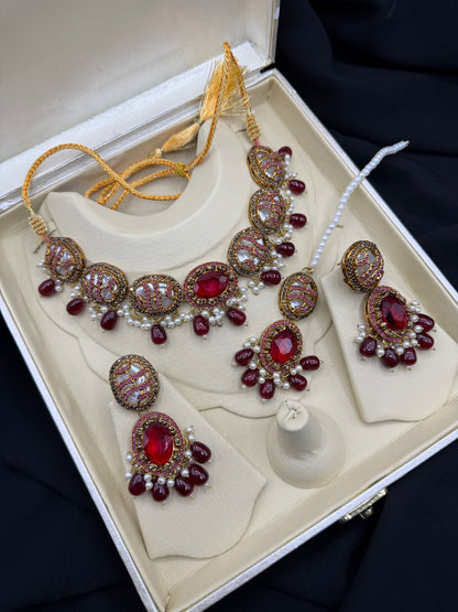 Royal Turkish Designer Choker Set | Wedding Collection – Design 16