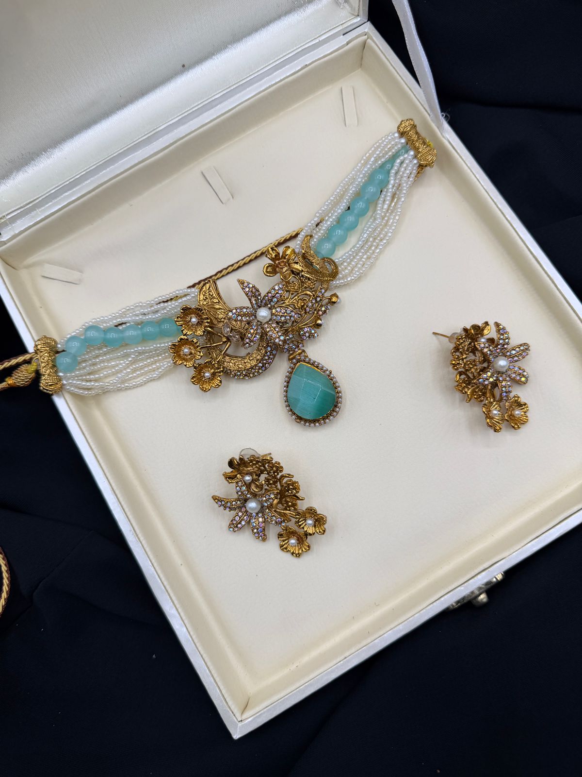 Royal Turkish Designer Choker Set | Wedding Collection – Design 17