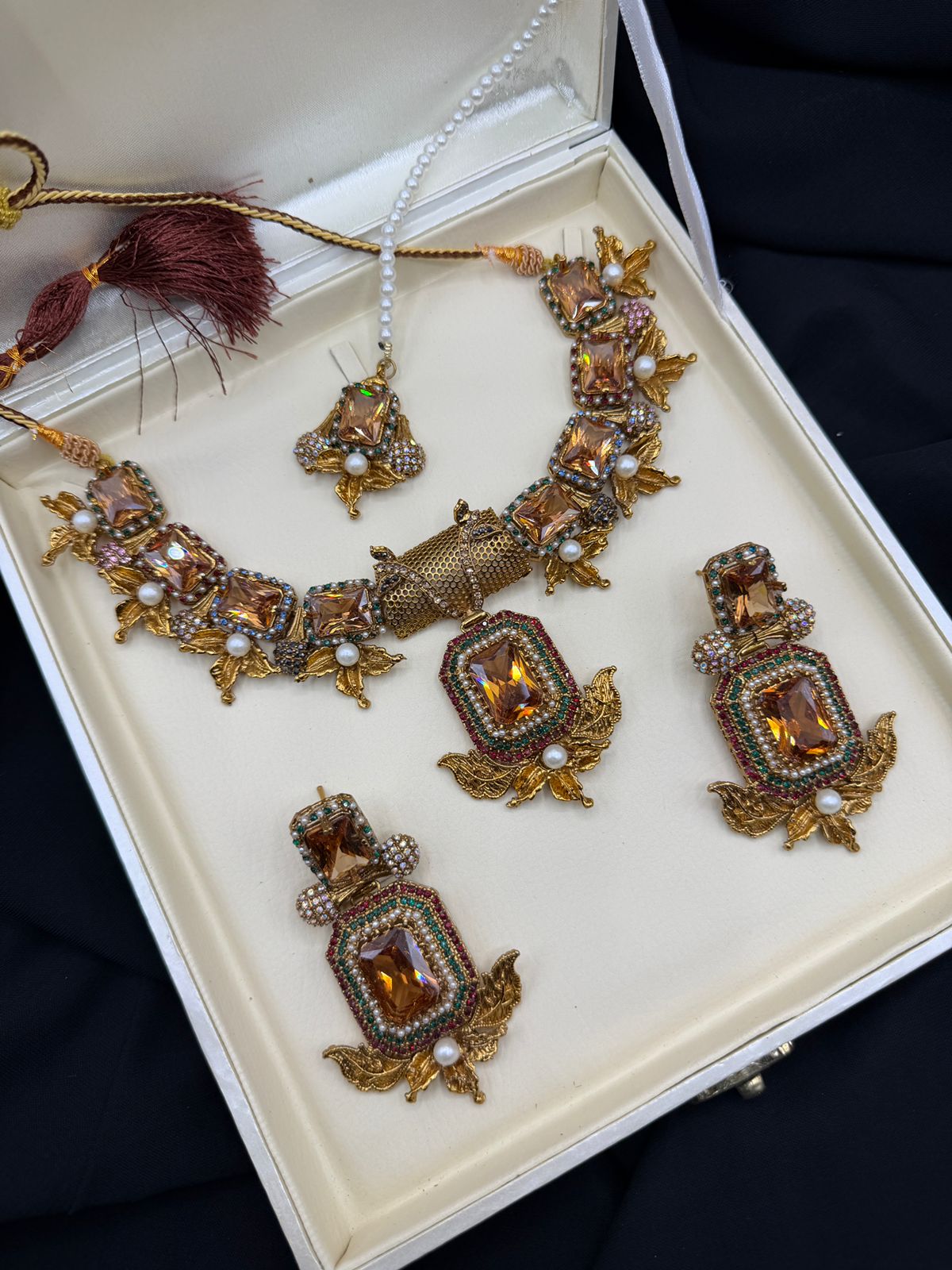 Royal Turkish Designer Choker Set | Wedding Collection – Design 18