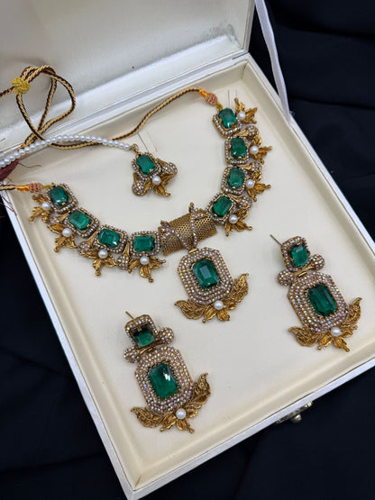 Royal Turkish Designer Choker Set | Wedding Collection – Design 18