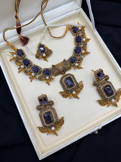 Royal Turkish Designer Choker Set | Wedding Collection – Design 18