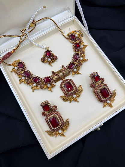 Royal Turkish Designer Choker Set | Wedding Collection – Design 18