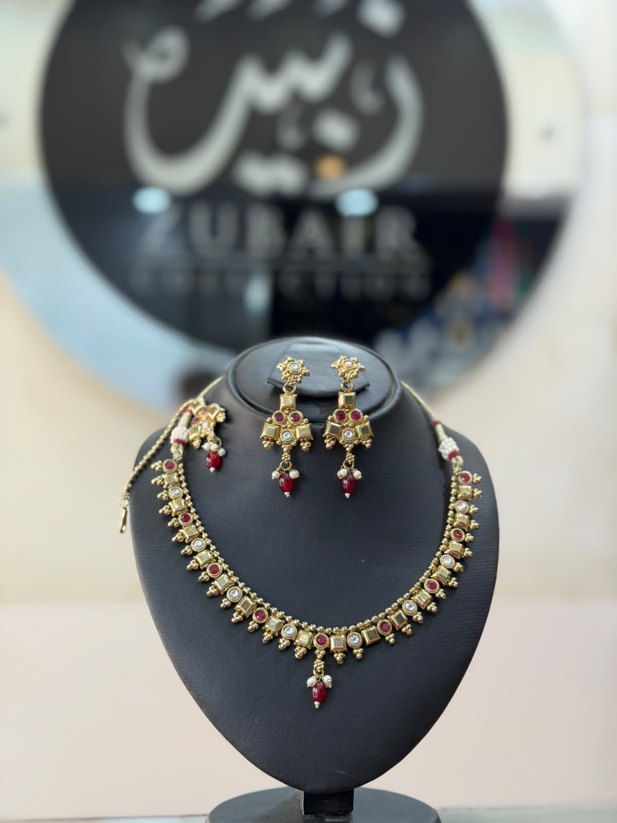 Royal Golden Rajwadi Choker Set – Bridal Necklace & Earrings +TIKKA | Wedding Collection | New Arrival  35