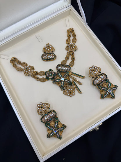 Royal Turkish Designer Choker Set | Wedding Collection – Design 23