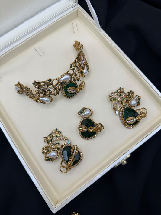 Royal Turkish Designer Choker Set | Wedding Collection – Design 24