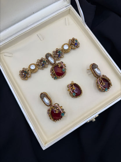 Royal Turkish Designer Choker Set | Wedding Collection – Design 27