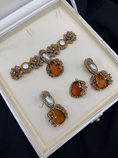 Royal Turkish Designer Choker Set | Wedding Collection – Design 27