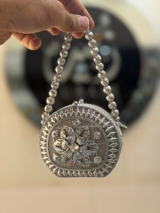 Luxury Siver Heer Collection Clutch_Small Size_Design 15
