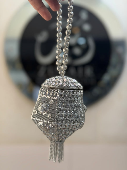 Luxury Siver Heer Collection Clutch_Small Size_Design 16
