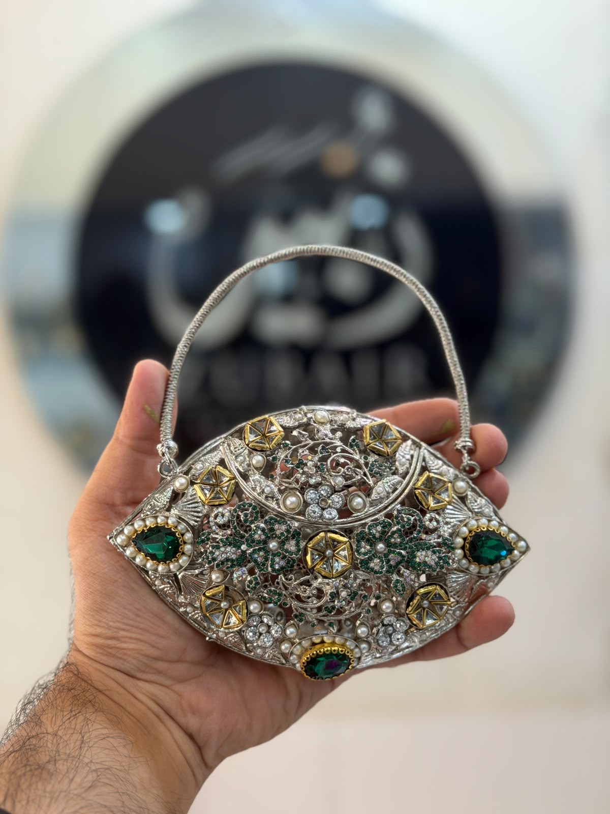 Stylish Kundan Turkish Designer Clutch_New Arrival_ Design 13