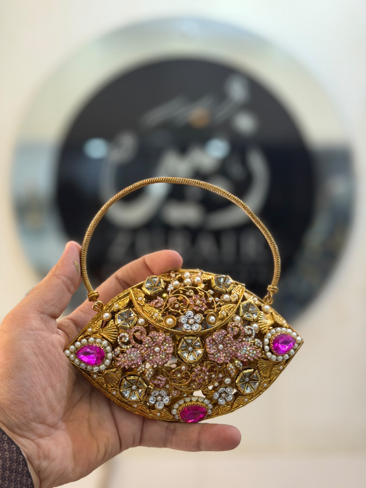 Stylish Kundan Turkish Designer Clutch_New Arrival_ Design 8