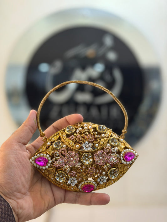 Stylish Kundan Turkish Designer Clutch_New Arrival_ Design 8