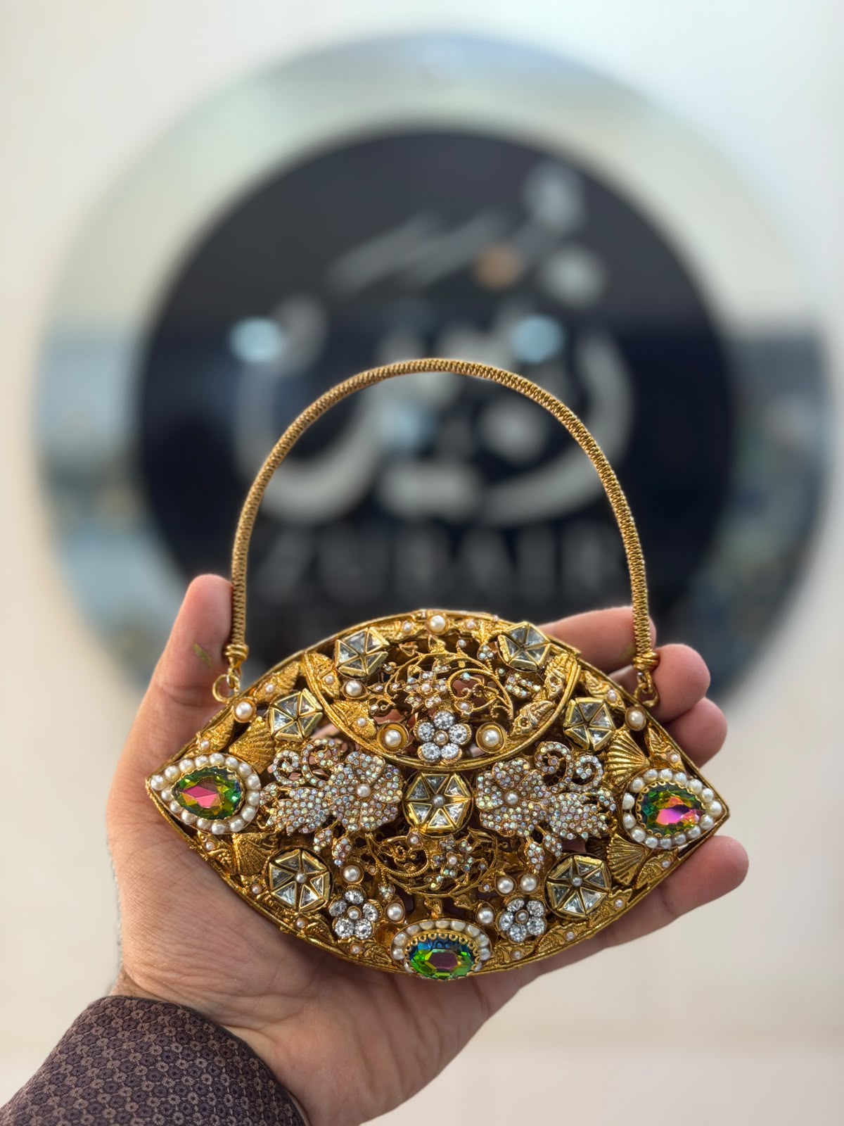 Stylish Kundan Turkish Designer Clutch_New Arrival_ Design 9