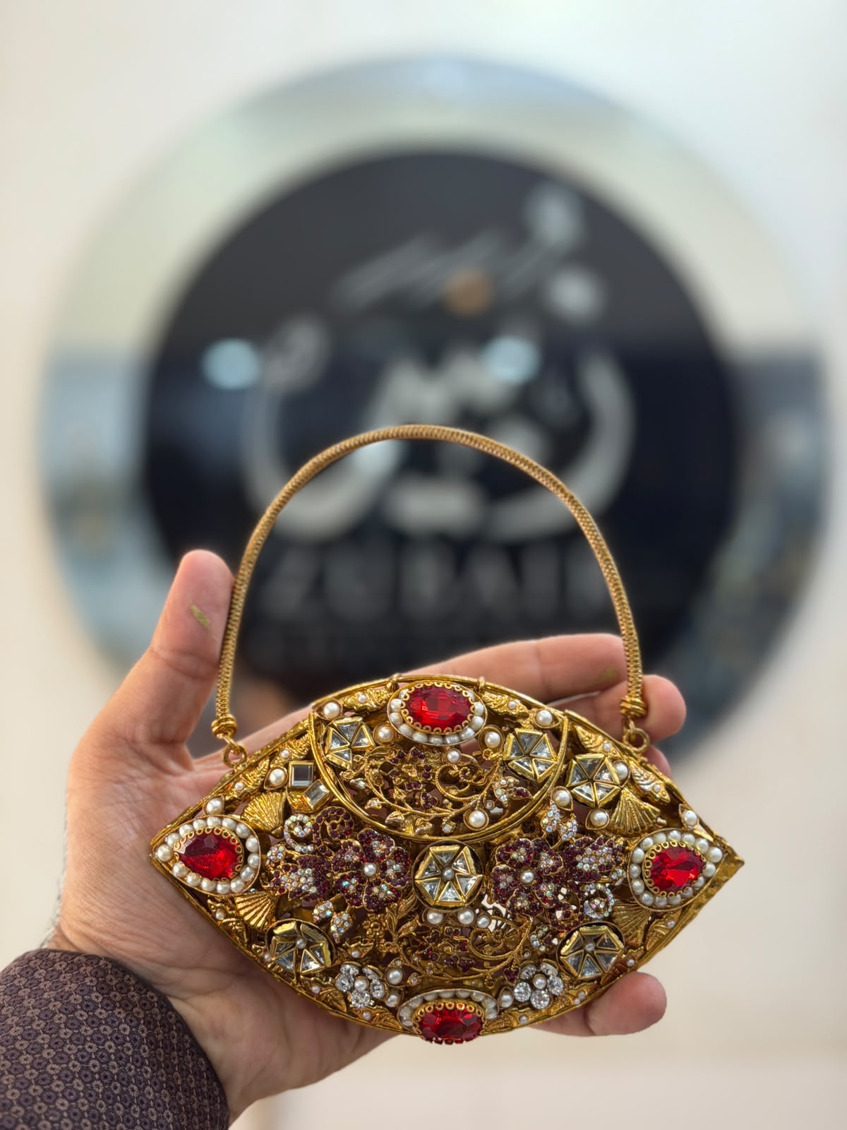 Stylish Kundan Turkish Designer Clutch_New Arrival_ Design 5
