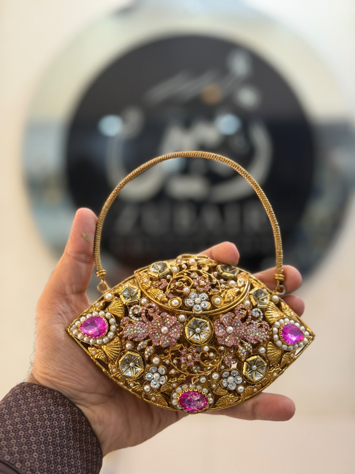 Stylish Kundan Turkish Designer Clutch_New Arrival_ Design 6